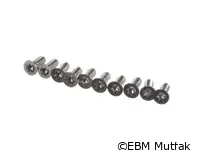 Rational 1006.1962P Vida, Torx Düz Başlık, M6 x 16MM, 10'lu Paket