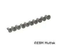Rational 10.00.103 Vida, Yıldız Düz Kafa, 3,5 x 10 MM, Ejot Pt, 10'lu Paket