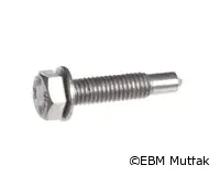 Rational 10.00.109P Pullu Vida, Altıgen Başlı, M5 x 23MM, 10'lu Paket