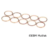 Rational 1315.0104P Yıkayıcı, Bakır, 16MM x 20MM x 1.5MM, 10'lu Paket