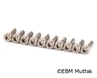 Rational 24.01.200 Vida, Torx Kafalı, Diş Şekillendirme, M4 X12MM, 10'lu Paket
