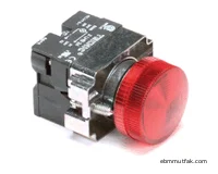 Meiko 9208751 Işık Gövdesi, 24V, Kırmızı Lensli