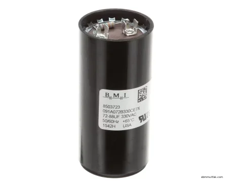 Manitowoc Ice 8503723 Kondansatör, Başlangıç, 330V, 50/60Hz, 72-88 µF