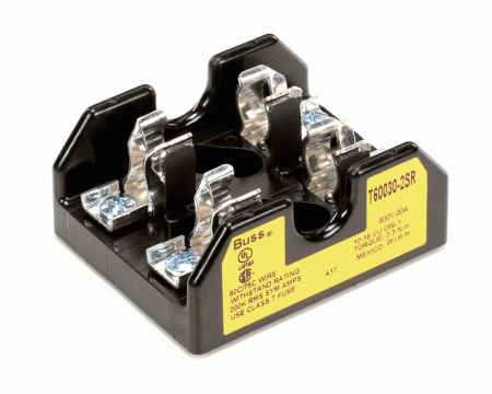 Hatco 02.03.023.00 Sigorta Bloğu, 2 Kutup, 30 Amper, 600 Volt, T Sınıfı