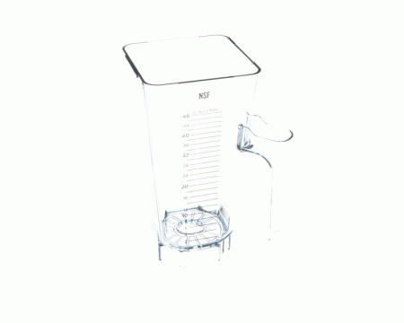 Vita-Mix 058805 Blender Kabı, Vitamix Blenderlar İçin, Şeffaf, Kopolyester, 48 Oz., Lüks Tritan, DM